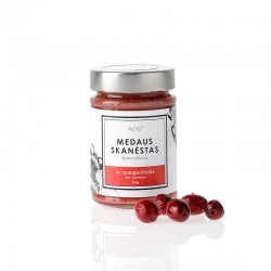 Medaus skanėstas su spanguolėmis